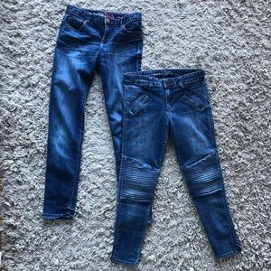 Girls sz 12 GAP moto & skinny jeans